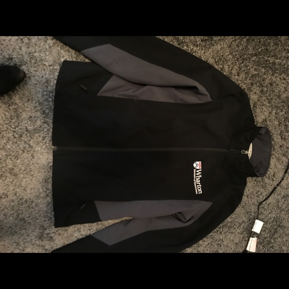 Wharton University of Pennsylvania black jacket